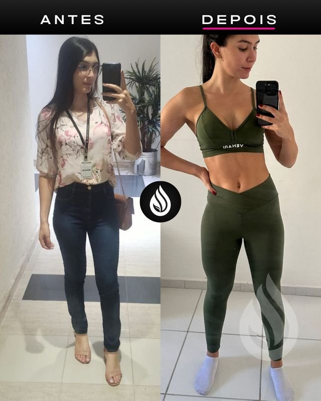 Antes e depois de aluno, evolução 19
