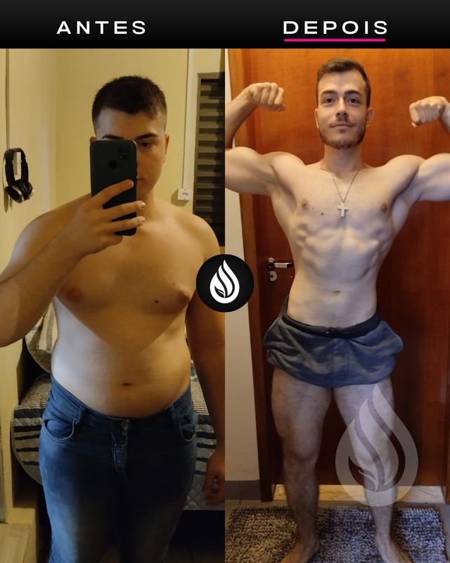 Antes e depois de aluno, evolução 46