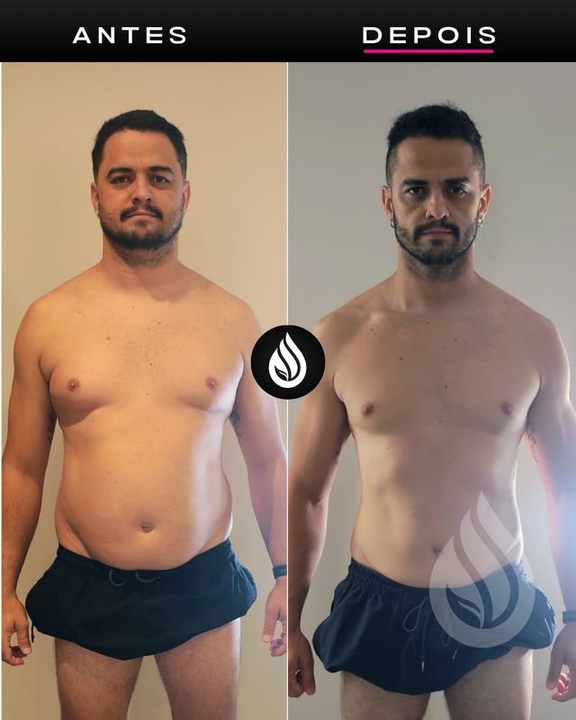 Antes e depois de aluno, evolução 68