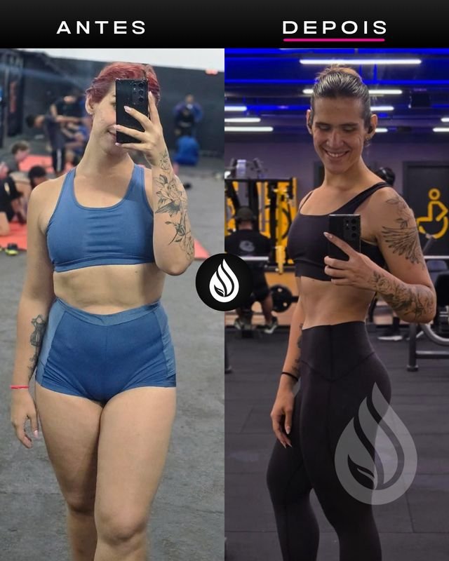 Antes e depois de aluno, evolução 86