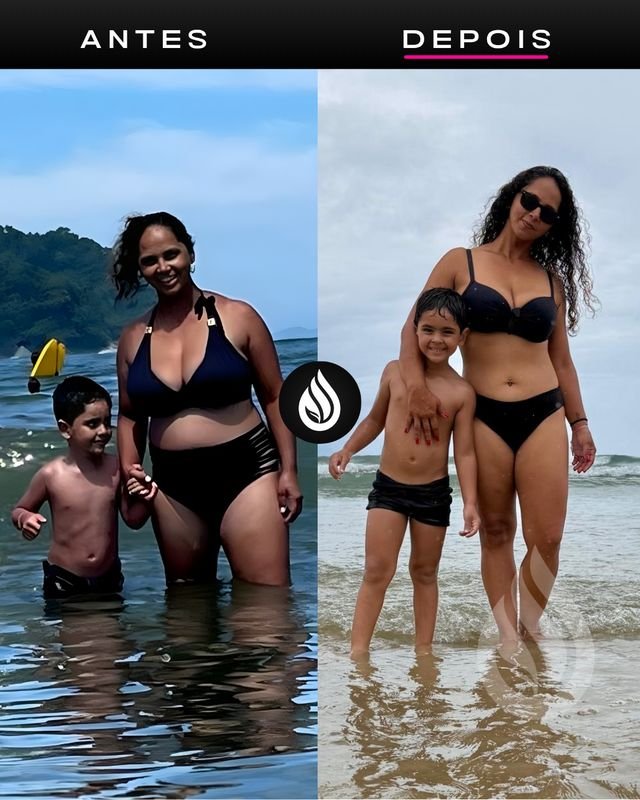 Antes e depois de aluno, evolução 95