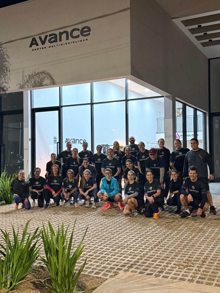 O grupo reunido em mais um encontro Connecta