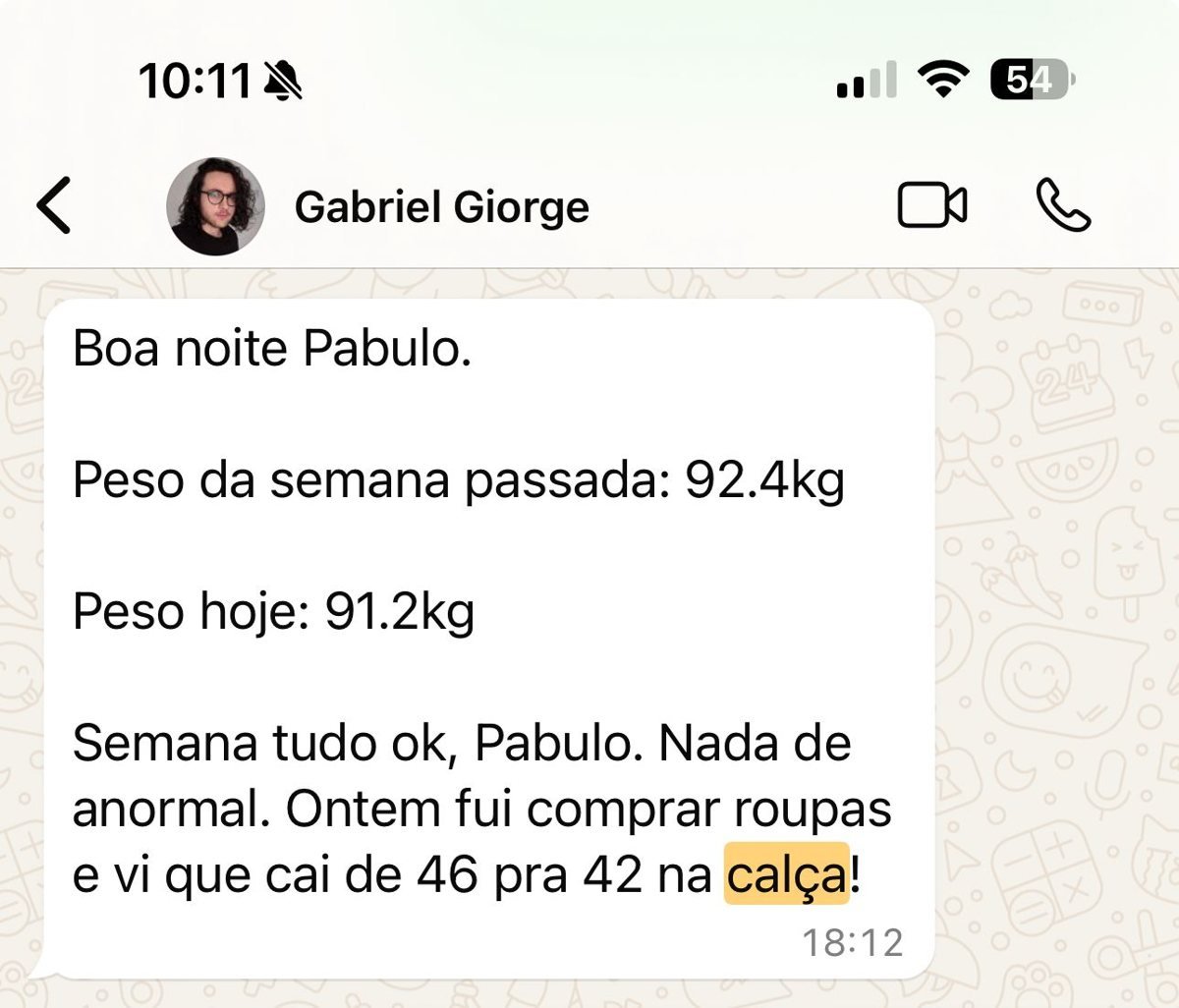 Depoimento de Gabriel Giorge